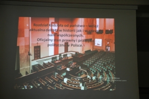Wykład: Rozdział Kościoła i Państwa