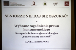 Wykład: Seniorze, nie daj się oszukać 